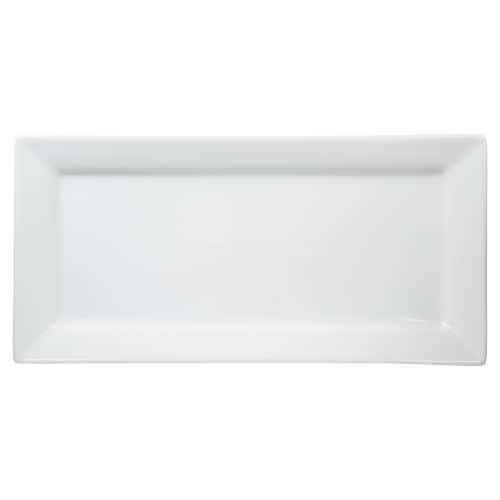 Dash of That St John Serving Platter - White Perspective: top