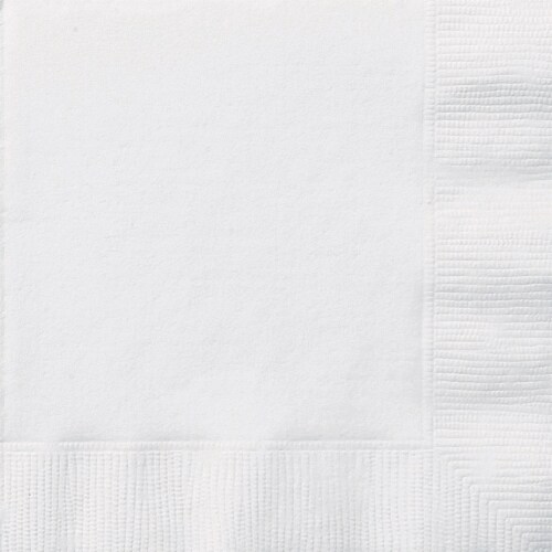 Kroger® Entertainment Essentials Beverage Napkins - White Perspective: top
