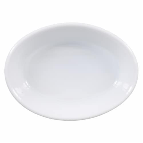 Dash of That Oval Bowl - White Perspective: top