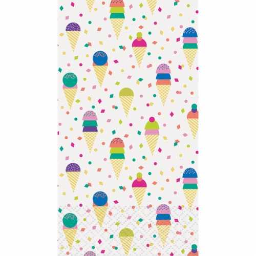 Kroger® Entertainment Essentials Ice Cream Guest Napkins - White Perspective: top