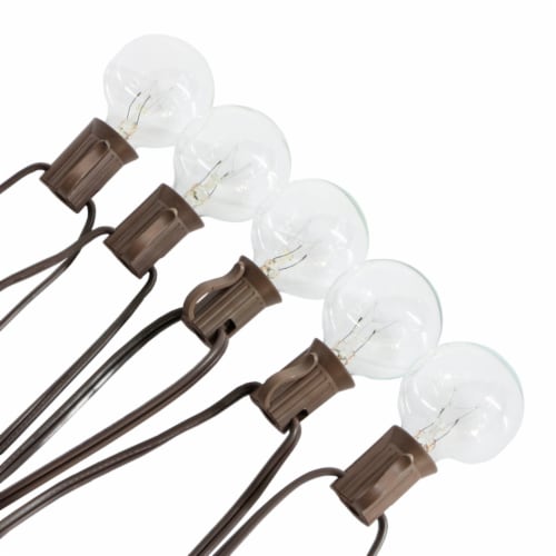 HD Designs Outdoors® 20-Bulb Decorative String Lights - Clear Perspective: top