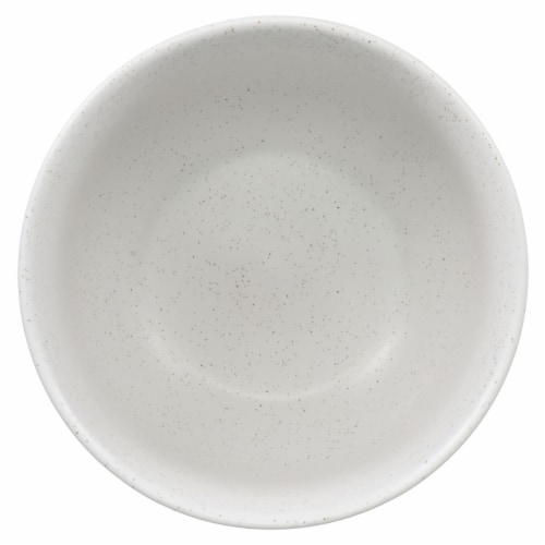 Dip™ Two Tone Dotted Cereal Bowl - White Perspective: top