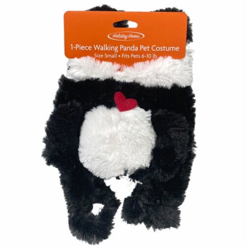 Holiday Home® Panda Small Pet Costume Perspective: top