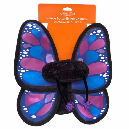 Holiday Home® Medium Butterfly Pet Costume Perspective: top