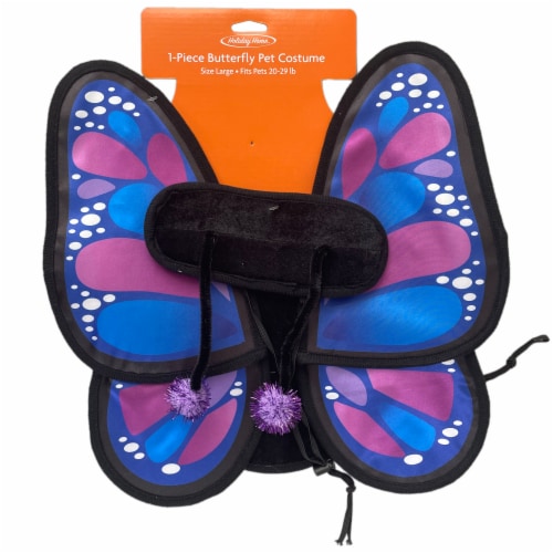 Holiday Home® Large Butterfly Pet Costume Perspective: top