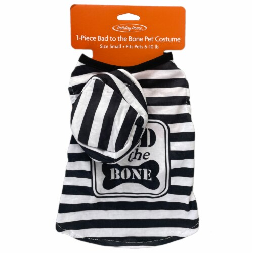 Holiday Home® Small Bad to the Bone Pet Costume Perspective: top