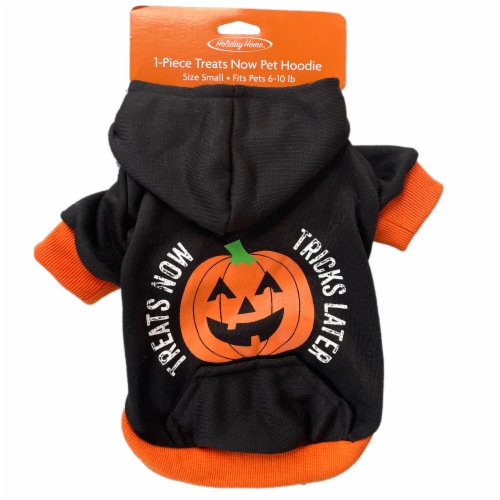 Holiday Home® Small Treats Now Hoodie Pet Costume Perspective: top