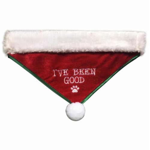 Holiday Home® I've Been Good Pet Bandana Perspective: top