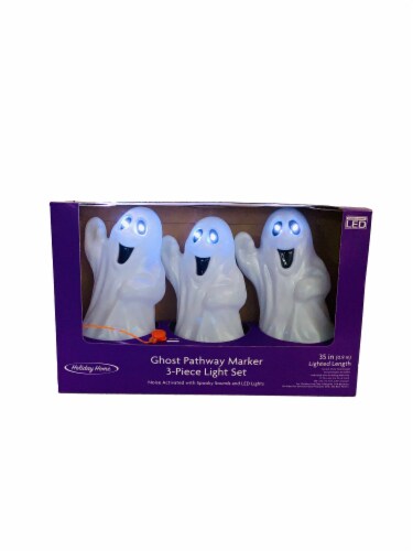 Holiday Home Halloween Ghost Pathway Markers Perspective: top