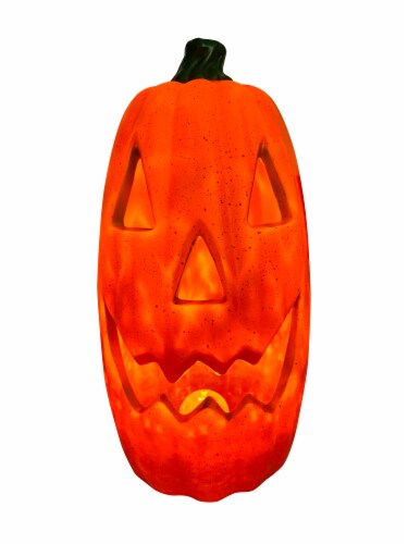 Holiday Home® Light Up Tall Antique Pumpkin Decoration Perspective: top
