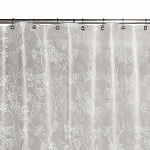 Everyday Living Spring PEVA Shower Curtain - White Perspective: top
