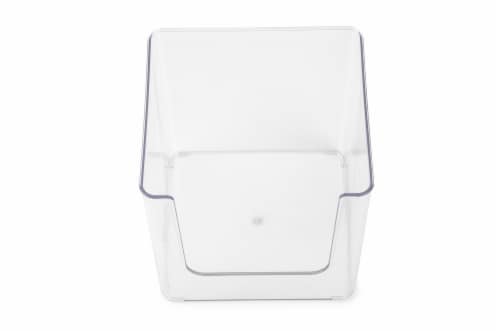 Everyday Living Square Stackable Storage Bin - Clear Perspective: top
