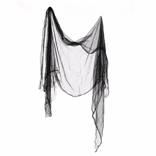 Holiday Home Gauze Decor Cloth - Black Perspective: top