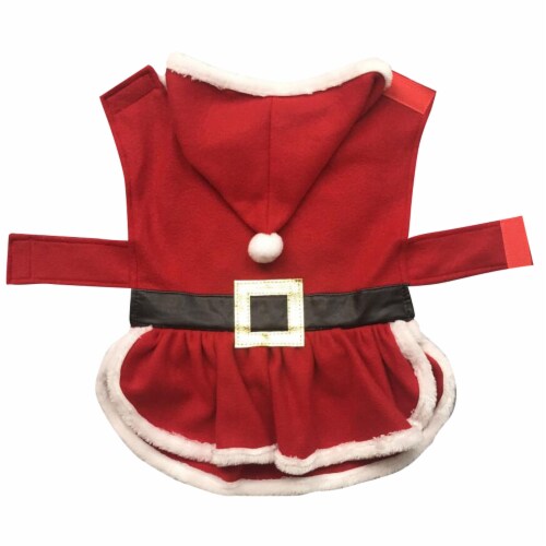 Holiday Home Small Mrs. Claus Pet Costume Perspective: top