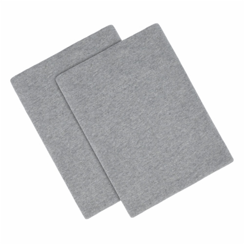Everyday Living Jersey Pillowcase Set - Heather Gray Perspective: top