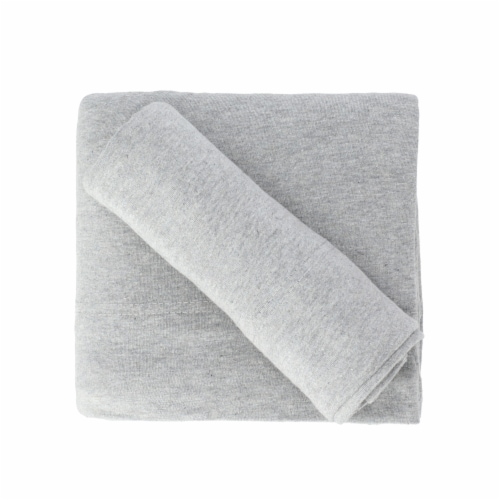 Everyday Living Jersey Sheet Set - 4 Piece - Heather Gray Perspective: top