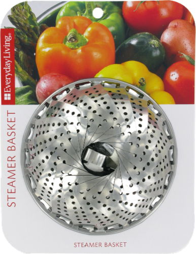 Everyday Living® Stainless Steel Steamer Basket - Silver Perspective: top