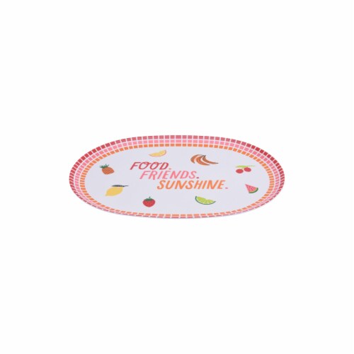 HD Designs Outdoors® Oval Tray - Friends Perspective: top