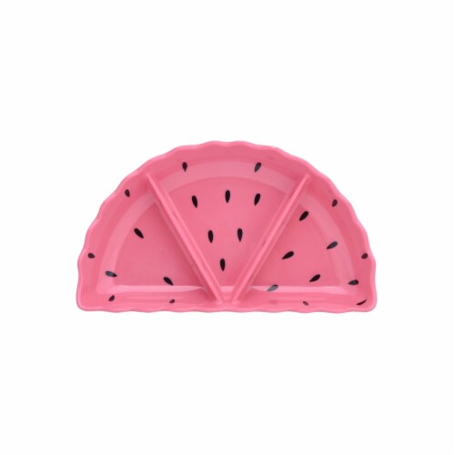 HD Designs Outdoors® Divided Serve Tray - Watermelon Perspective: top