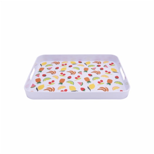 HD Designs Outdoors Rectangle Serve Tray with Handles Perspective: top