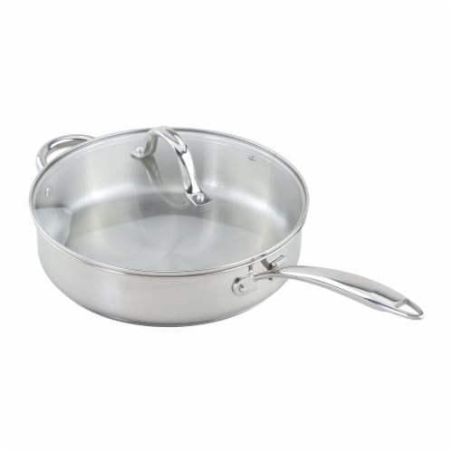 Stainless Steel Frying Pan, 3-ply Skillet, Induction Ready, Dishwasher  Safe, 10 inch, 1 unit - Kroger