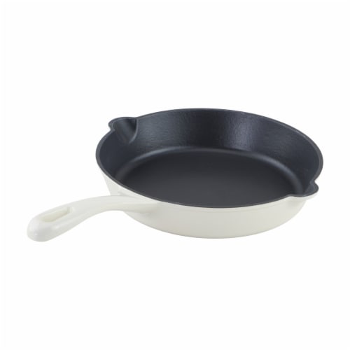 Dash of That Frying Pan Cast Iron - Ivory Perspective: top