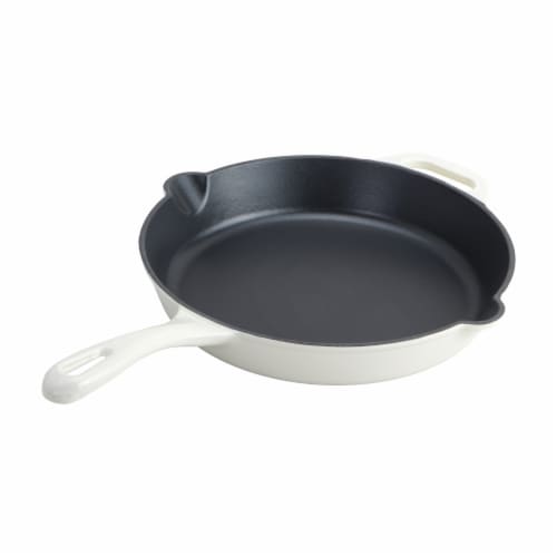 Dash of That Frying Pan Cast Iron - Ivory Perspective: top