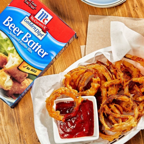 McCormick Golden Dipt Beer Batter Seafood Batter Mix Perspective: top