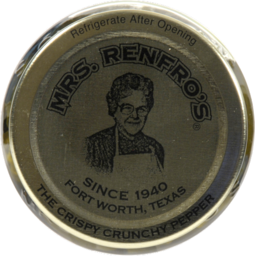 Mrs. Renfro's Sweet & Hot Jalapeno Peppers Perspective: top