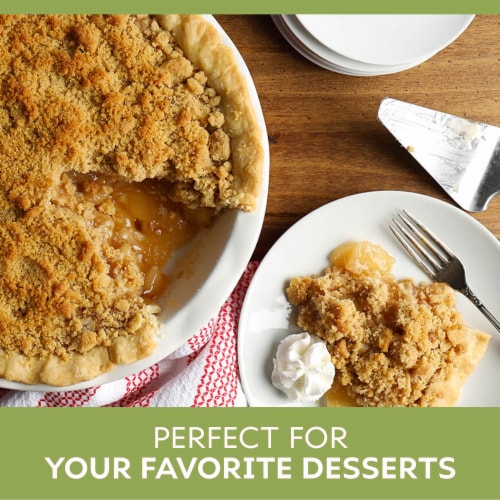 Duncan Hines Comstock More Fruit Apple Pie Filling And Topping Perspective: top