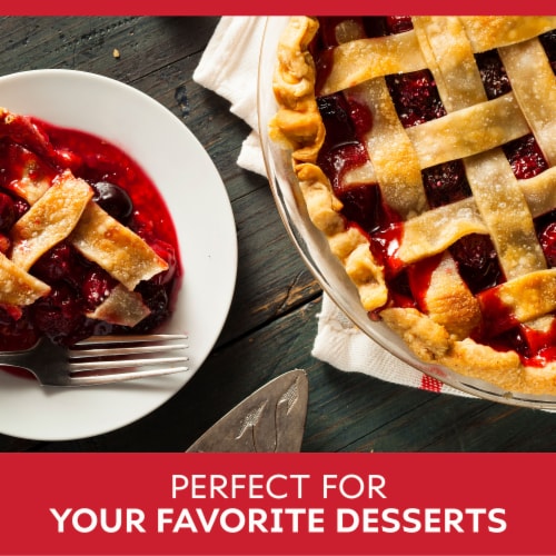 Duncan Hines Comstock More Fruit Cherry Pie Filling And Topping Perspective: top