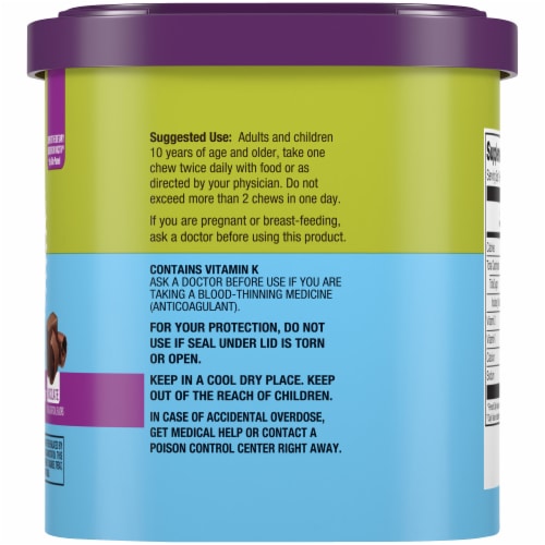 Kroger® Calcium Chews Chocolate 650mg Perspective: top