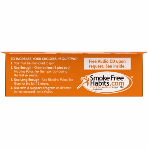 Kroger® Coated Fruit Wave Nicotine Gum 2mg Perspective: top