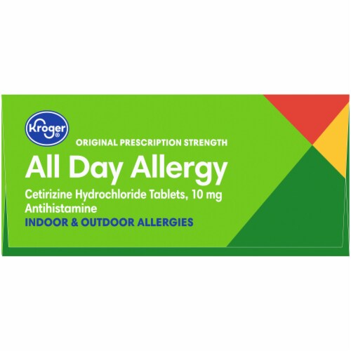 Kroger® All Day Allergy Antihistamine Tablets 10mg Perspective: top