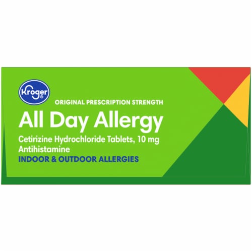 Kroger® All Day Allergy Antihistamine Tablets 10mg Perspective: top