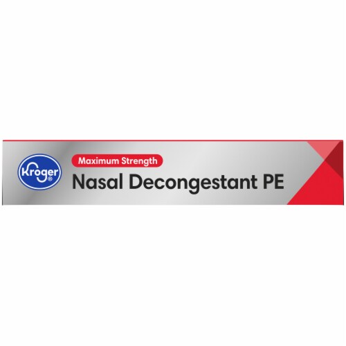Kroger® Maximum Strength Non-Drowsy Nasal Decongestant PE Tablets 10mg Perspective: top