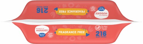 Comforts™ Fragrance-Free Baby Wipes Perspective: top