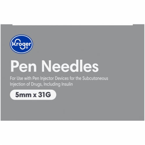 Kroger® 5mm x 31G Pen Needles, 100 ct - Kroger