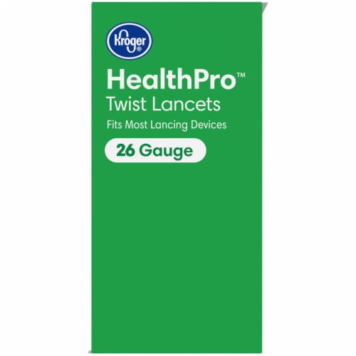 Kroger® HealthPro™ 26 Gauge Twist Lancets Perspective: top
