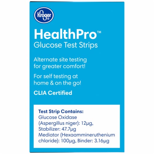 Kroger® HealthPro Glucose Test Strips Perspective: top