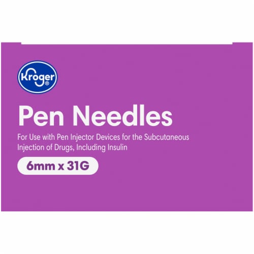 Kroger® 6mm x 31G Pen Needles Box, 100 ct - Kroger