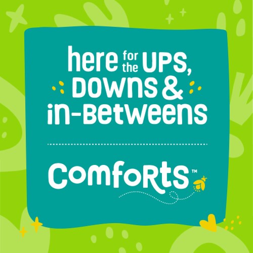 Comforts™ Fragrance-Free Flushable Toddler Wipes Flip-Top Pack Perspective: top