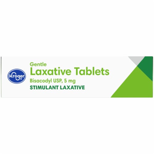 Kroger® Gentle Laxative Comfort Coated Tablets Perspective: top