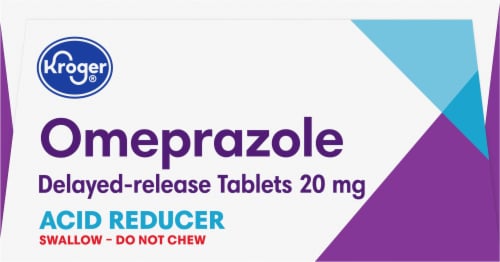 Kroger® Omeprazole Acid Reducer Delayed Release Tablets 20mg Perspective: top