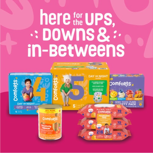 Comforts™ Stage 1 Soy Powder with Iron Baby Formula Perspective: top