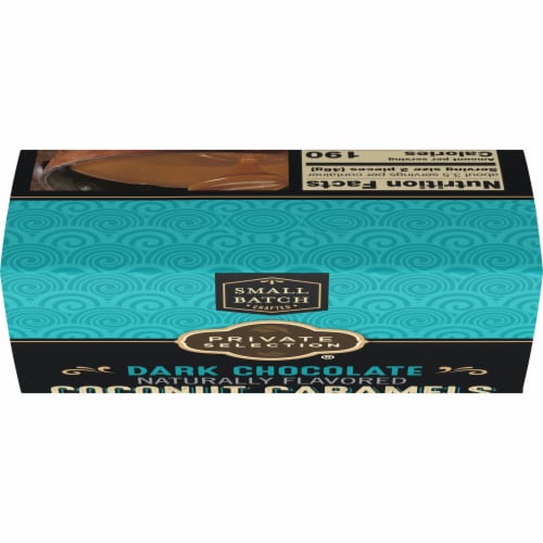Private Selection® Dark Chocolate Coconut Caramels Perspective: top