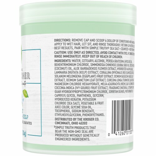 Simple Truth® Beauty Crate Sea Salt Seaweed & Kelp Clarifying Conditioner Perspective: top