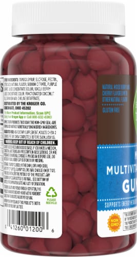 Simple Truth® Men's Multivitamin Gummies Mixed Berry & Cherry Perspective: top