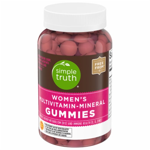 Simple Truth® Women's Multivitamin Gummies Mixed Berry Cherry & Orange Perspective: top