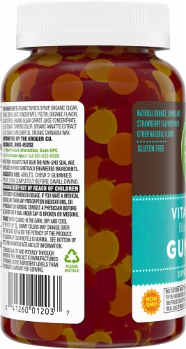 Simple Truth® Vitamin D3 Gummies Orange Lemon & Strawberry 50mcg Perspective: top
